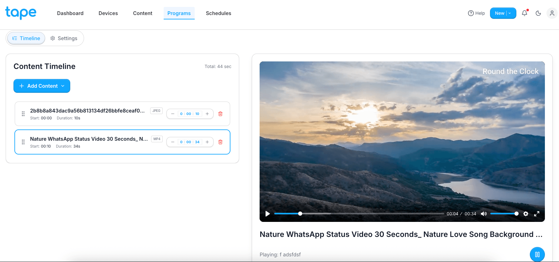 Tape SaaS Platform